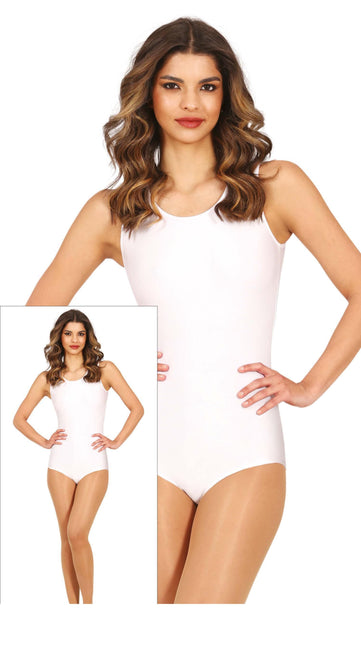 Tanssi puku Valkoinen Hyvät hihaton