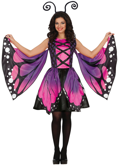 Perhonen puku violetti naiset perhonen