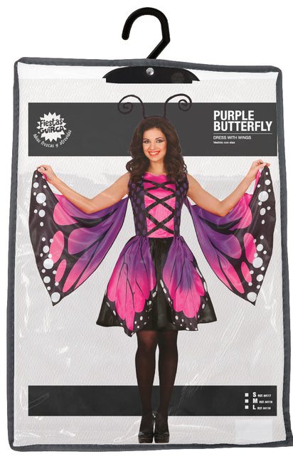 Perhonen puku violetti naiset perhonen