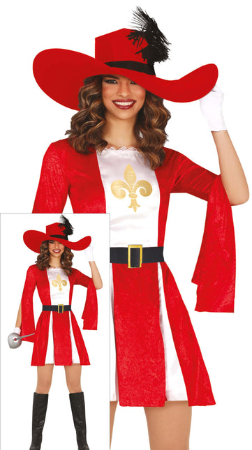 Muskettisoturin puku naiset