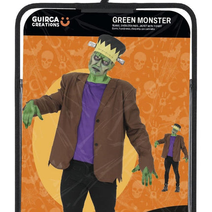 Halloween Kostuum Heren Groen Monster