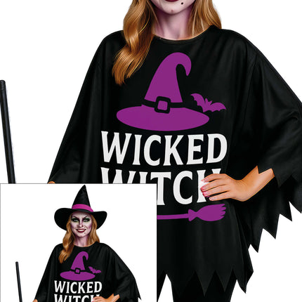 Halloween-poncho naisille: Good Geks