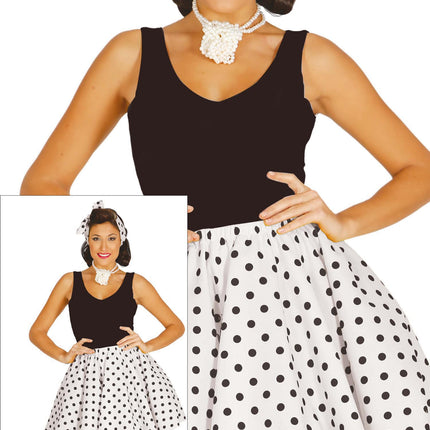 Grease puku Ladies Valkoinen