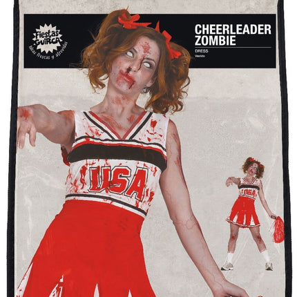 Zombie Halloween puku Ladies Cheerleader