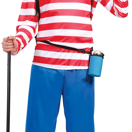 Matkailija puku miehet