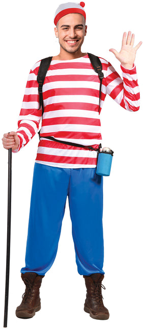 Matkailija puku miehet