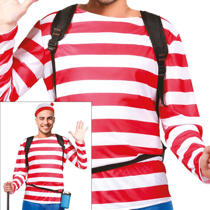 Matkailija puku miehet