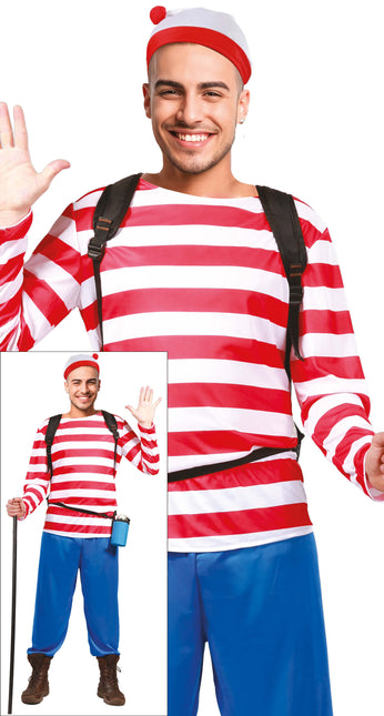 Matkailija puku miehet