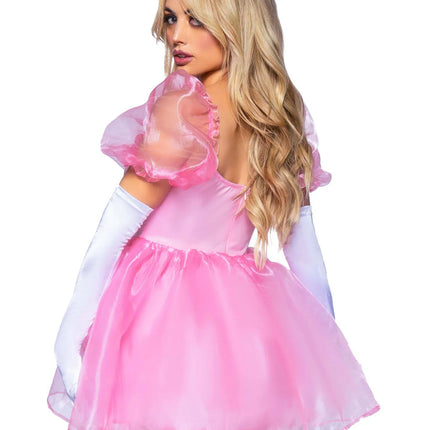 Prinsessa mekko vaaleanpunainen Ladies Babydoll Leg Avenue