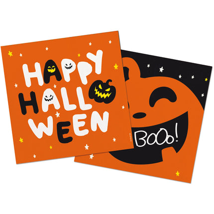 Servietit Halloween - Halloween BoOo! - 33 x 33 cm - 20 kpl