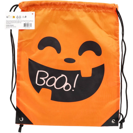 Reppu kiristysnauhalla - Halloween BoOo! - 33 x 39 cm