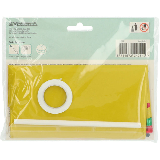 Folio ilmapallot 'Carnival' Monivärinen 36cm - 8 kpl