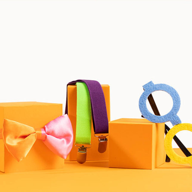 Braces Colourblock violetti/vihreä