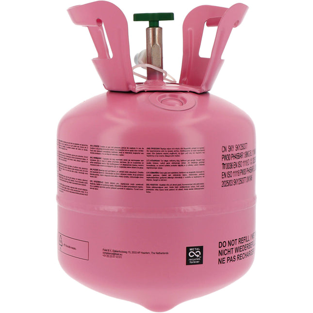 Heliumsäiliö 20 ilmapalloa varten