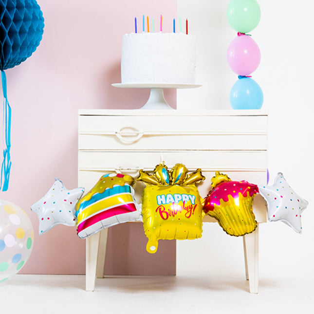 Folio ilmapallot Girland 'Happy Birthday' - 2 kpl