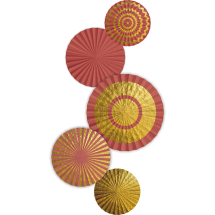 Paperituulettimet/huoneet Golden Dusk - 5 kpl