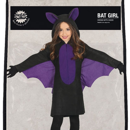 Bat Halloween puku tyttö violetti