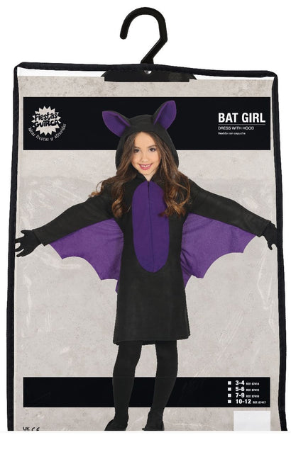 Bat Halloween puku tyttö violetti