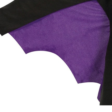 Bat Halloween puku tyttö violetti
