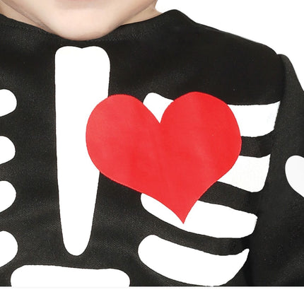 Luuranko Halloween puku Baby Tutu