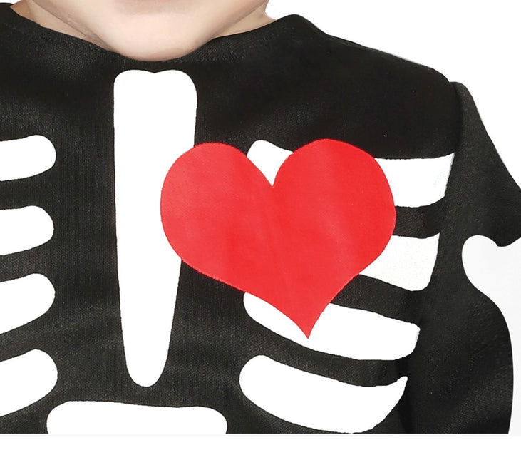 Luuranko Halloween puku Baby Tutu