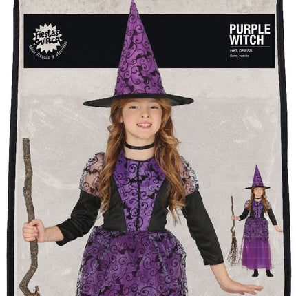 Noita puku lapsi violetti