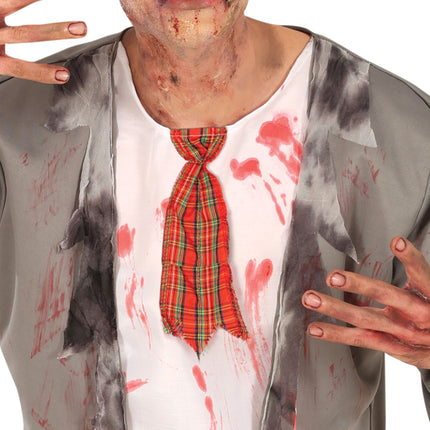 Zombie Kostuum Heren School Uniform