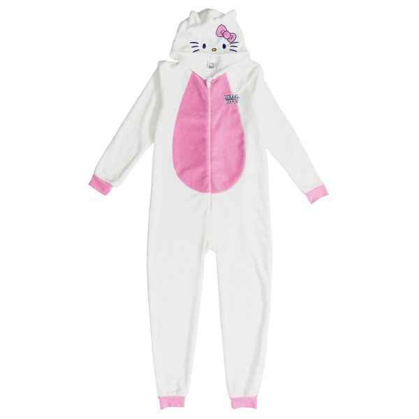 Hello Kitty Onesie Valkoinen Vaaleanpunainen Ladies