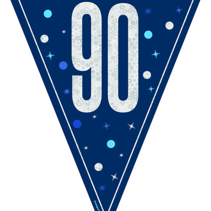 90 Jaar Slinger Blauw 2,5m van Unique koop je bij Partywinkel