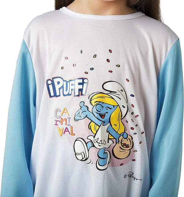 Smurffi tyttö puku