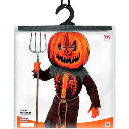 Halloween-puku lapsille: pelottava kurpitsa