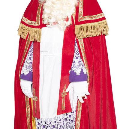 Sinterklaas-puku Complete Velvet 4 kpl