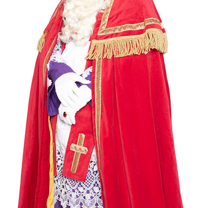 Sinterklaas-puku Complete Velvet 4 kpl