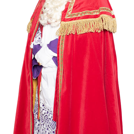 Sinterklaas-puku Complete Velvet 4 kpl