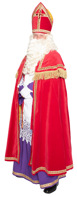 Sinterklaas-puku Complete Velvet 4 kpl