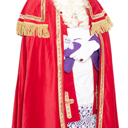 Sinterklaas-puku Complete Velvet 4 kpl