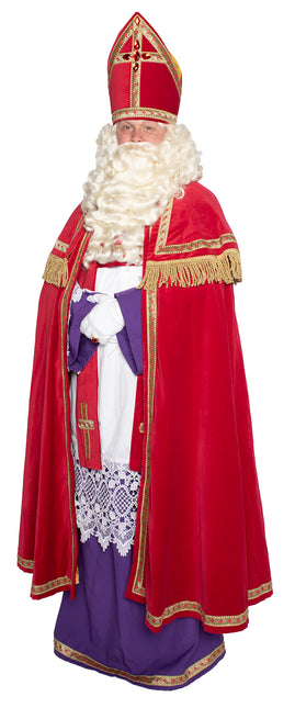 Sinterklaas-puku Cotton Velvet 4-osainen