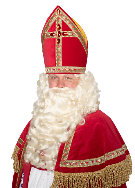 Sinterklaas-puku Cotton Velvet 4-osainen