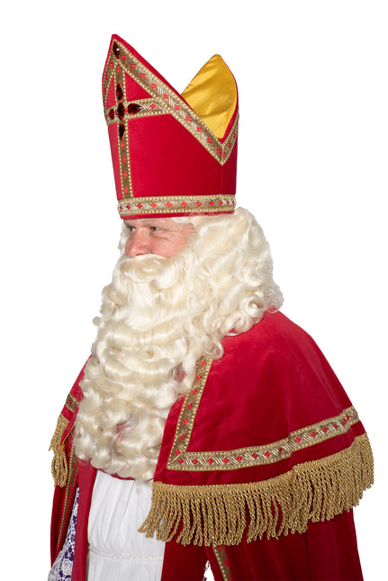 Sinterklaas-puku Cotton Velvet 4-osainen