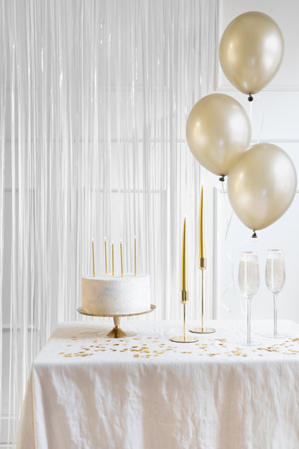 Juhlaverho, valkoinen, 100 x 200 cm