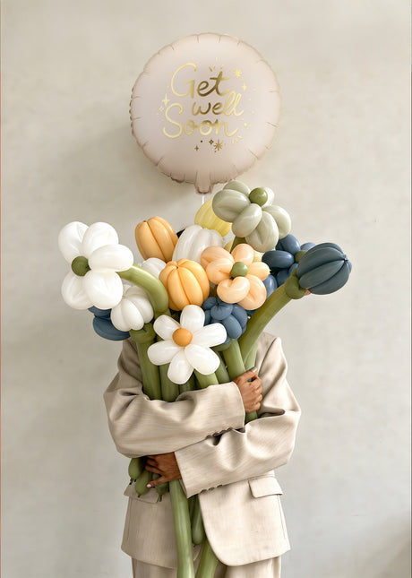 Kalvopallo pyöreä ''Parane pian'', 35x35 cm, sekoitus Tyhjä