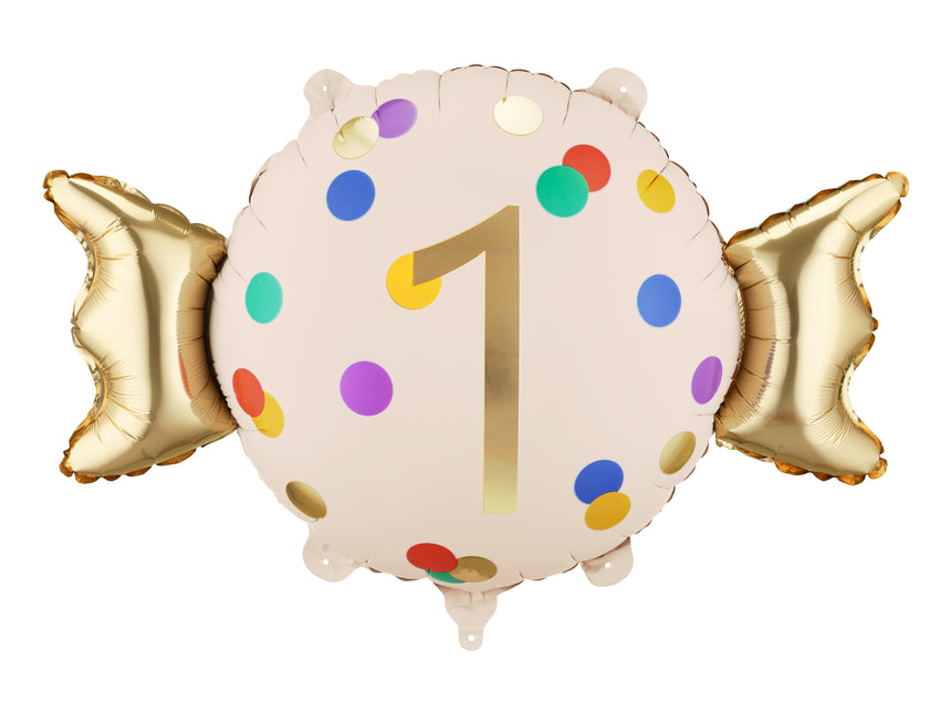 Kalvopallo Candy 1 vuosi, 61x37 cm, sekoitus