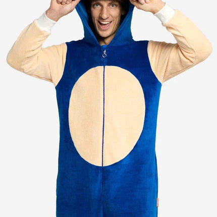 Sonic the Hedgehog Onesie Unisex Blauw
