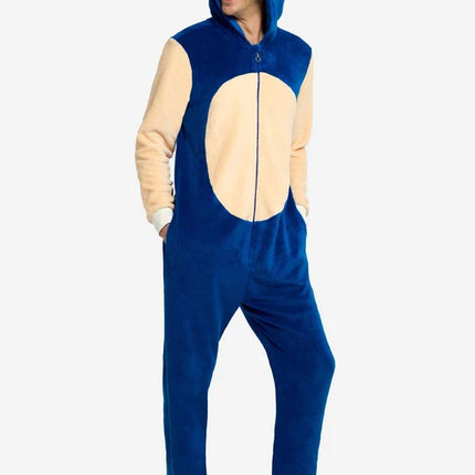 Sonic the Hedgehog Onesie Unisex Blauw