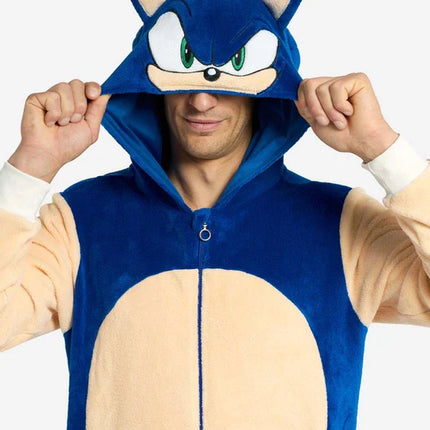 Sonic the Hedgehog Onesie Unisex Blauw