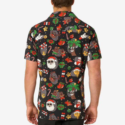 Joulun Hawaiian-paita Merry Jinglejoy, miehille