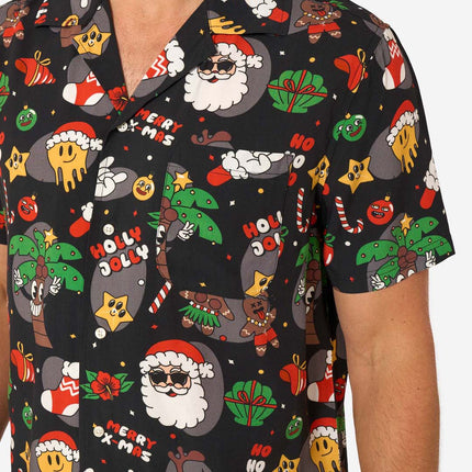 Joulun Hawaiian-paita Merry Jinglejoy, miehille
