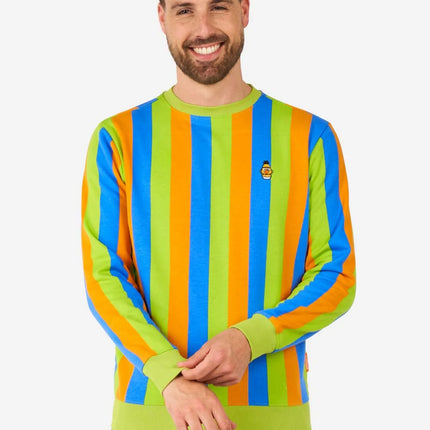 Sesame Street Bert & Ernie -miesten villapaita, monivärinen