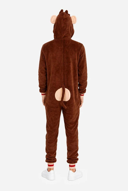 Apina-onesie, unisex, ruskea