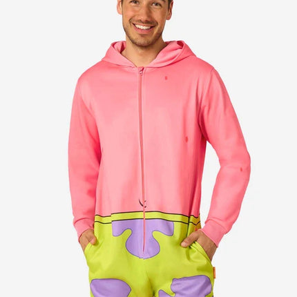 SpongeBob ja Patrick -tähtikuosinen unisex-potkupuku, vaaleanpunainen